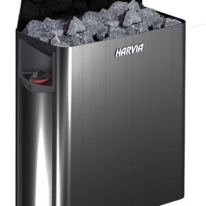 Estufa HARVIA Wall Negra Modelo 6.0kW