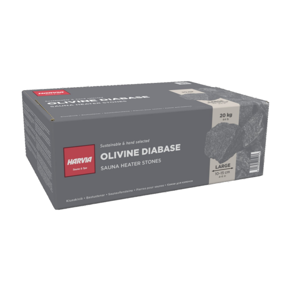 Piedras Harvia para estufa eléctrica 20kg - Ø 10-15 cm